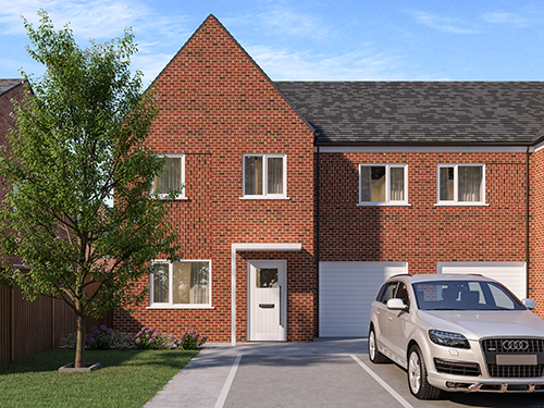 An image showing an artist's impression of the front of the Ringwood property